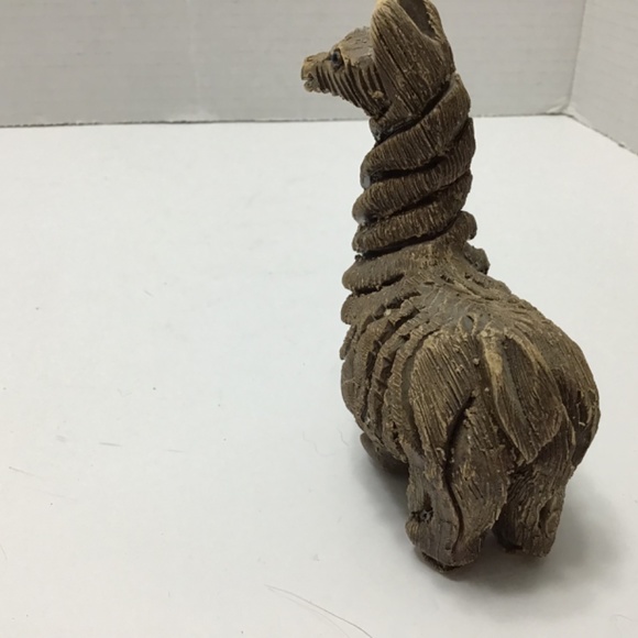 Artesania Rinconada Llama Figurine Carved Animal Collectible Art Uruguay Signed - Picture 6 of 8